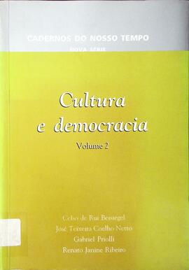 Cultura e democracia - Volume 2