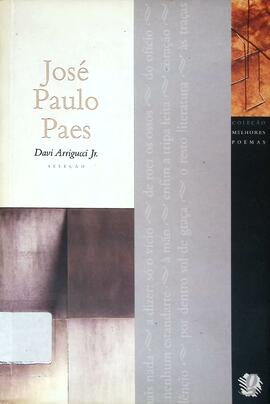 Melhores poemas: José Paulo Paes