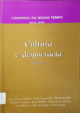 Cultura e democracia - Volume III