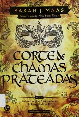 Corte de chamas prateadas