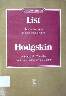 Sistema nacional de economia política/A defesa do trabalho contra as pretensões do capital